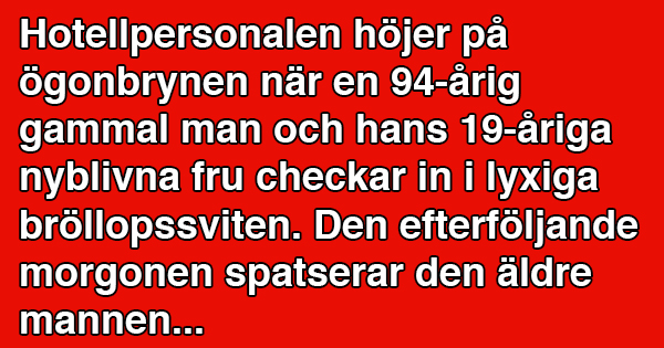 Fräckis: Den snygga 19-åringen gifter sig med den skruttiga pensionären