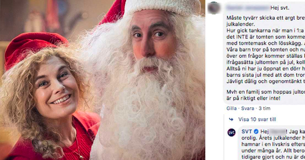 Föräldrarna rasar mot årets julkalender – avslöjar att tomten inte finns