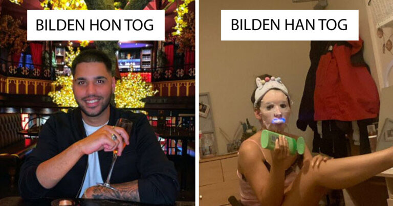 Flickvänner delar bilder hon har tagit av sin kille, och som kille tagit av henne – hur kul som helst
