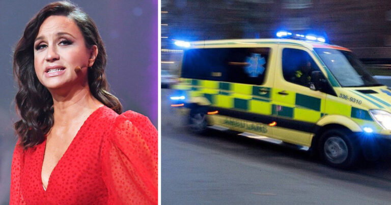 Petra Mede inlagd akut på sjukhus för livsfarliga sjukdomen