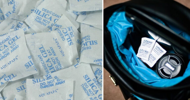 Släng aldrig silica-påsarna! här är 7 genialiska idéer hur man använder dem