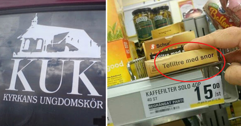 13 svenskar som aldrig mer borde sätta upp en skylt – #9 slår verkligen allt!