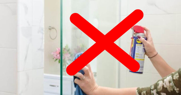 Här är det superenkla knepet för att hålla din duschdörr av glas skinande rent