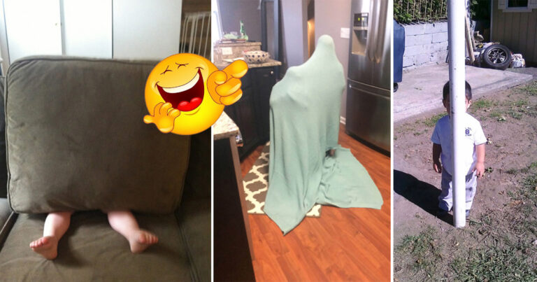 13 barn som är helt värdelösa på kurragömma – blir bara roliga ju mer man tittar