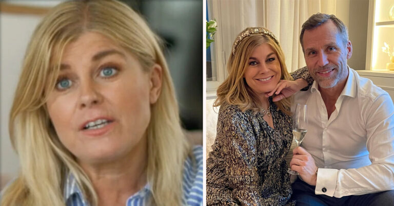 Pernilla Wahlgren ifrågasätter sin relation med nya kärleken Christian – oron över känslorna: ”Varandras motsatser”