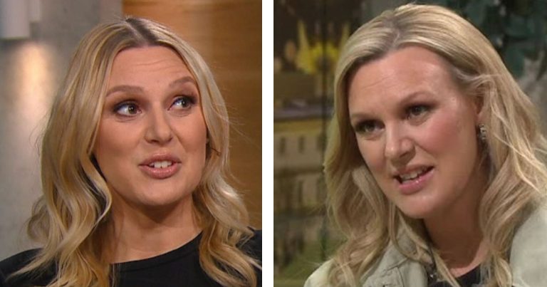 Sanna Nielsen visar upp den fina relationen med TV4-mannen